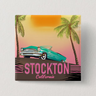 Stockton California USA Button