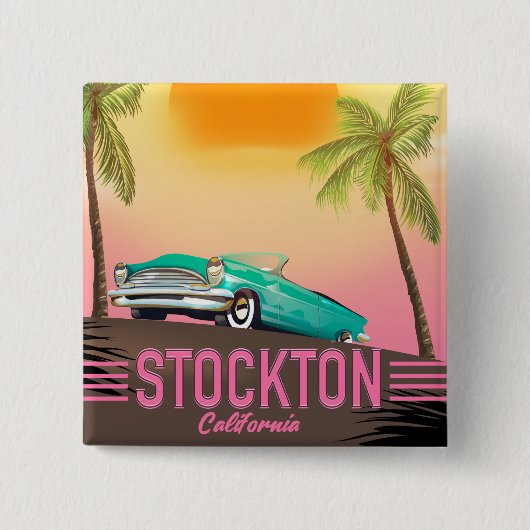 Stockton California USA Button (Vorderseite)