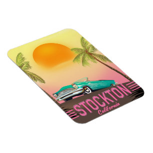 Stockton California USA Magnet