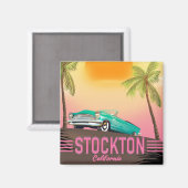 Stockton California USA Magnet (Vorderseite/Rückseite)