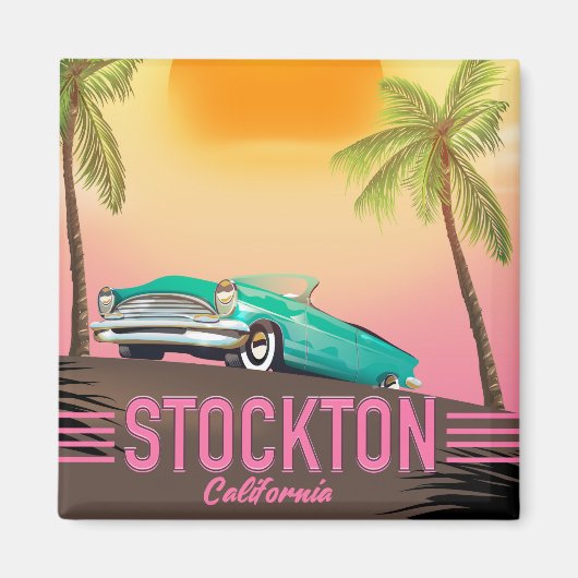 Stockton California USA Magnet (Vorne)