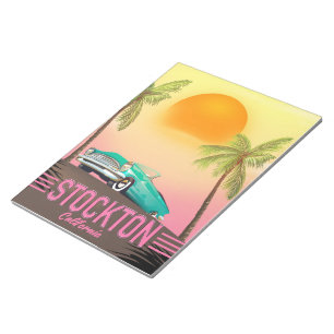 Stockton California USA Notizblock