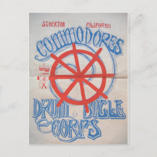 Stockton Commodores Drum and Bugle Corps Postkarte