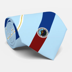 Stockton (Kalifornien) Stadtflagge Neck Tie Krawatte