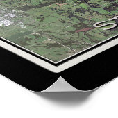 Stockton Lake Missouri Satellite Poster Karte (Ecke)