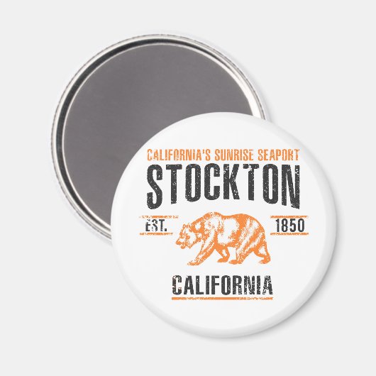Stockton Magnet (Vorderseite/Rückseite)