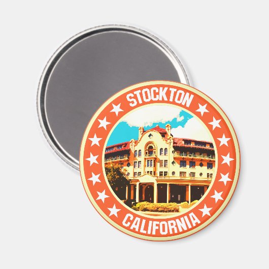 Stockton Magnet (Vorderseite/Rückseite)