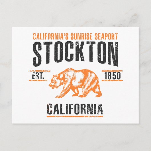 Stockton Postkarte (Vorderseite)