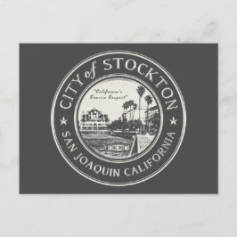 STOCKTON SAN JOAQUIN KALIFORNIA POSTKARTE