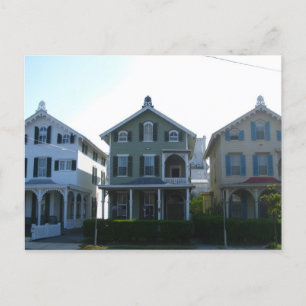 Stockton Victorian Row in Cape May Postkarte