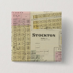 Stockton, Woodston, Rock Port, Clayton, Kansas Button