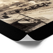 Stockyards Süd-Omaha-Foto 1908 Poster (Ecke)