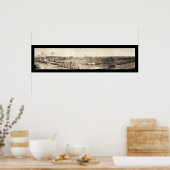 Stockyards Süd-Omaha-Foto 1908 Poster (Küche)