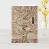 Stoclet Fries Baum des Lebens Karte (Gelbe Blume)