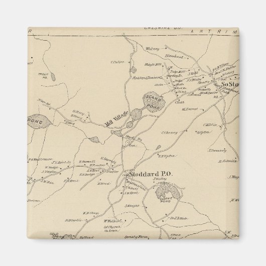 Stoddard, Cheshire Co Magnet (Vorne)