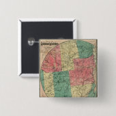 Stoddard's Map of the Adirondack Wilderness, 1883 Button (Vorne & Hinten)