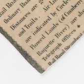 Stoddard's Map of the Adirondack Wilderness, 1883 Fleecedecke (Ecke)