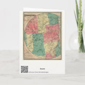 Stoddard's Map of the Adirondack Wilderness, 1883 Karte (Rückseite)