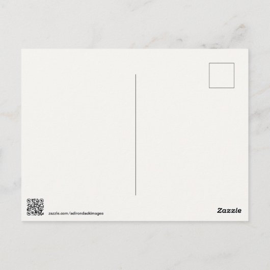 Stoddard's Map of the Adirondack Wilderness, 1883 Postkarte (Rückseite)