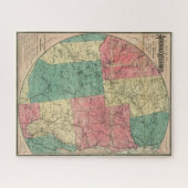 Stoddard's Map of the Adirondack Wilderness, 1883 Puzzle (Horizontal)