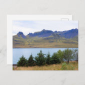 Stodvarfjordur fjord, Island Postkarte (Vorne/Hinten)