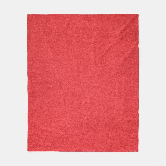 Stoff aus rotem Stoff Fleecedecke (Vorderseite)