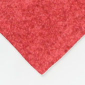 Stoff aus rotem Stoff Fleecedecke (Ecke)