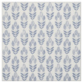 Stoff - Blaue Tulips (Muster)