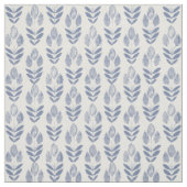 Stoff - Blaue Tulpen (Muster)