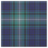 Stoff - Blauer und grüner Tartan (Nahaufnahme)