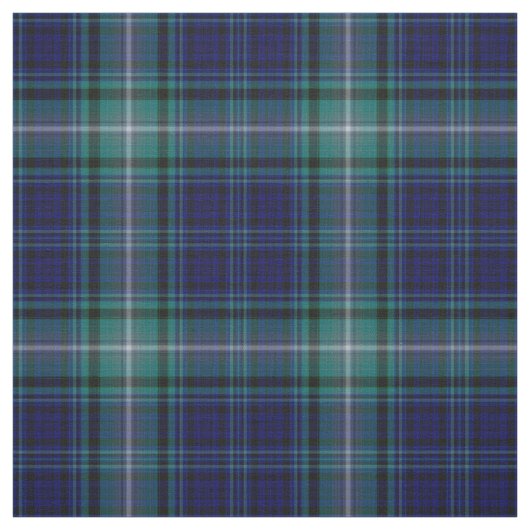 Stoff - Blauer und grüner Tartan (Muster)