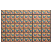 Stoff, Blauer Vogel Stoff (Yard (91,4 cm))