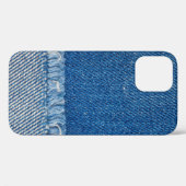 Stoff Blue Jeans Background, Denim Textur Case-Mate iPhone Hülle (Rückseite (Horizontal))
