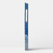 Stoff Blue Jeans Background, Denim Textur Case-Mate iPhone Hülle (Rückseite / Links)