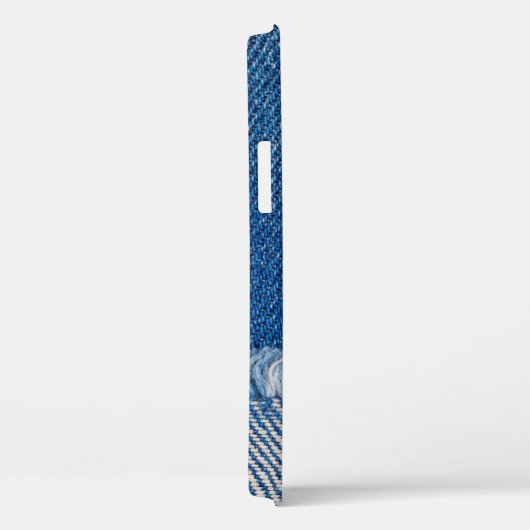 Stoff Blue Jeans Background, Denim Textur Case-Mate iPhone Hülle (Rückseite / Rechts)