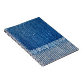 Stoff Blue Jeans Background, Denim Textur Notizblock (Rechte Seite)