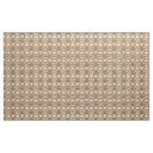 Stoff - Blumenmuster im Jugendstil (Yard (91,4 cm))