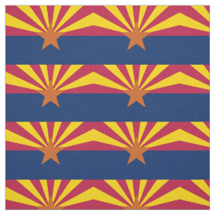 Stoff der Arizona Staatsflagge