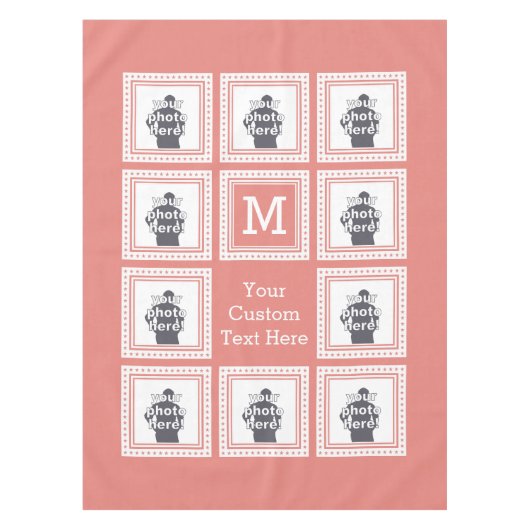 Stoff der KUNDENSPEZIFISCHEN FOTO-, MONOGRAMM- u. Tischdecke (Vorderseite)