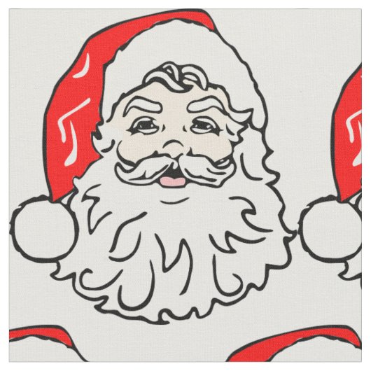 Stoff des Weihnachtsmanns! (Nahaufnahme)