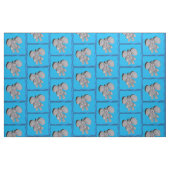 Stoff - Elefant in Rahmen (Fat Quarter (45,7 x 55,9 cm))