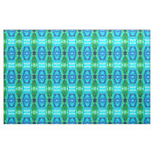 Stoff für blaue Aqua-Blätter (Yard (91,4 cm))