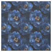 Stoff für blaue Blume in der Nacht (Muster)