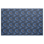 Stoff für blaue Blume in der Nacht (Fat Quarter (45,7 x 55,9 cm))