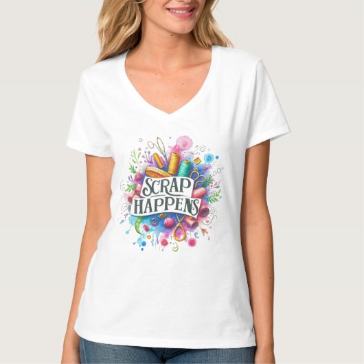 Stoff für Nähen, Quilten und Patchwork T-Shirt (Vorderseite)