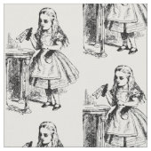 Stoff für Vintage Alice im Wunderland trinken (Nahaufnahme)