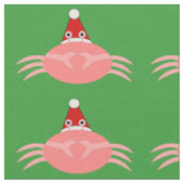 Stoff für Weihnachtskrebse (Nahaufnahme)