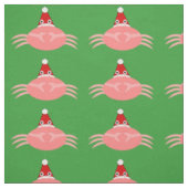 Stoff für Weihnachtskrebse (Muster)