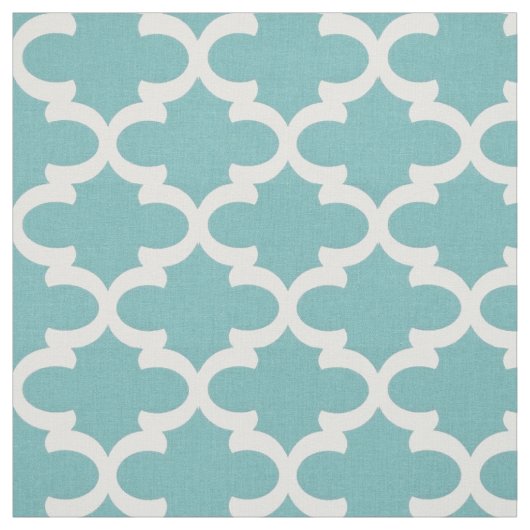 Stoff - geometrisches blaues und weißes Muster (Muster)