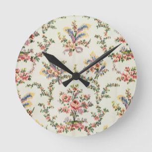 Stoff gesponnen für Königin Marie Antoinette bei Runde Wanduhr